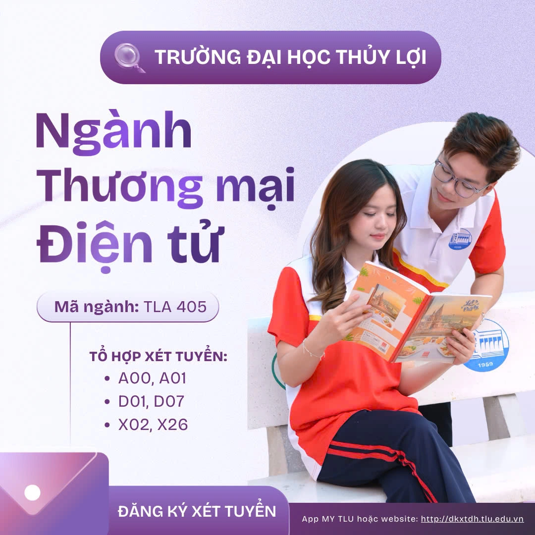 Tuyển sinh Thương mại điện tử Đại học Thủy lợi – Ngành học dẫn đầu xu hướng số